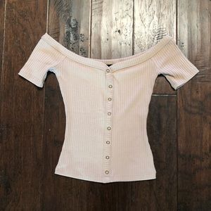 Adorable off the shoulder top